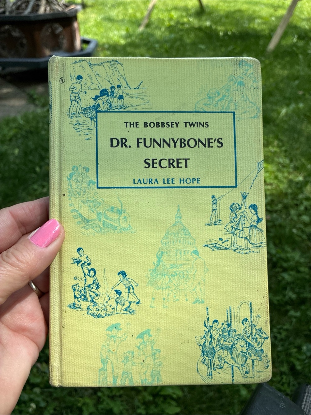 The Bobbsey Twins Dr. Funnybone's Secret  Illustrated Hardcover Vintage
